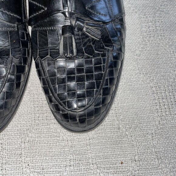 Johnston & Murphy Domani Men’s Dress Loafers Size 10.5 M Black Leather Business main image 2